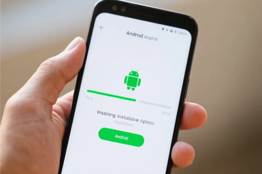 安卓手机正在安装风暴App